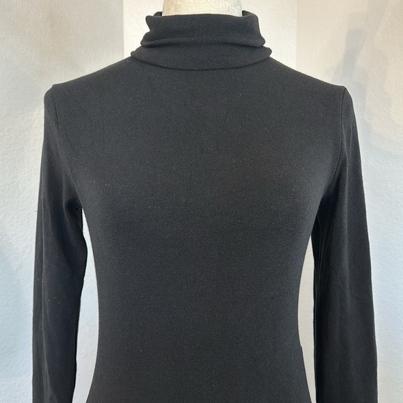 Madewell Turtleneck Long Sleeve Bodysuit Black Size Medium NWT - Picture 8 of 12